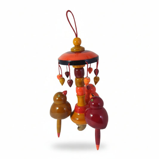 Wooden Hanging Birds