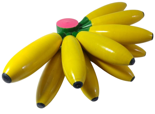 Etikoppaka Wooden Bananas Show Piece for Home Decor | Etikoppaka Crafts