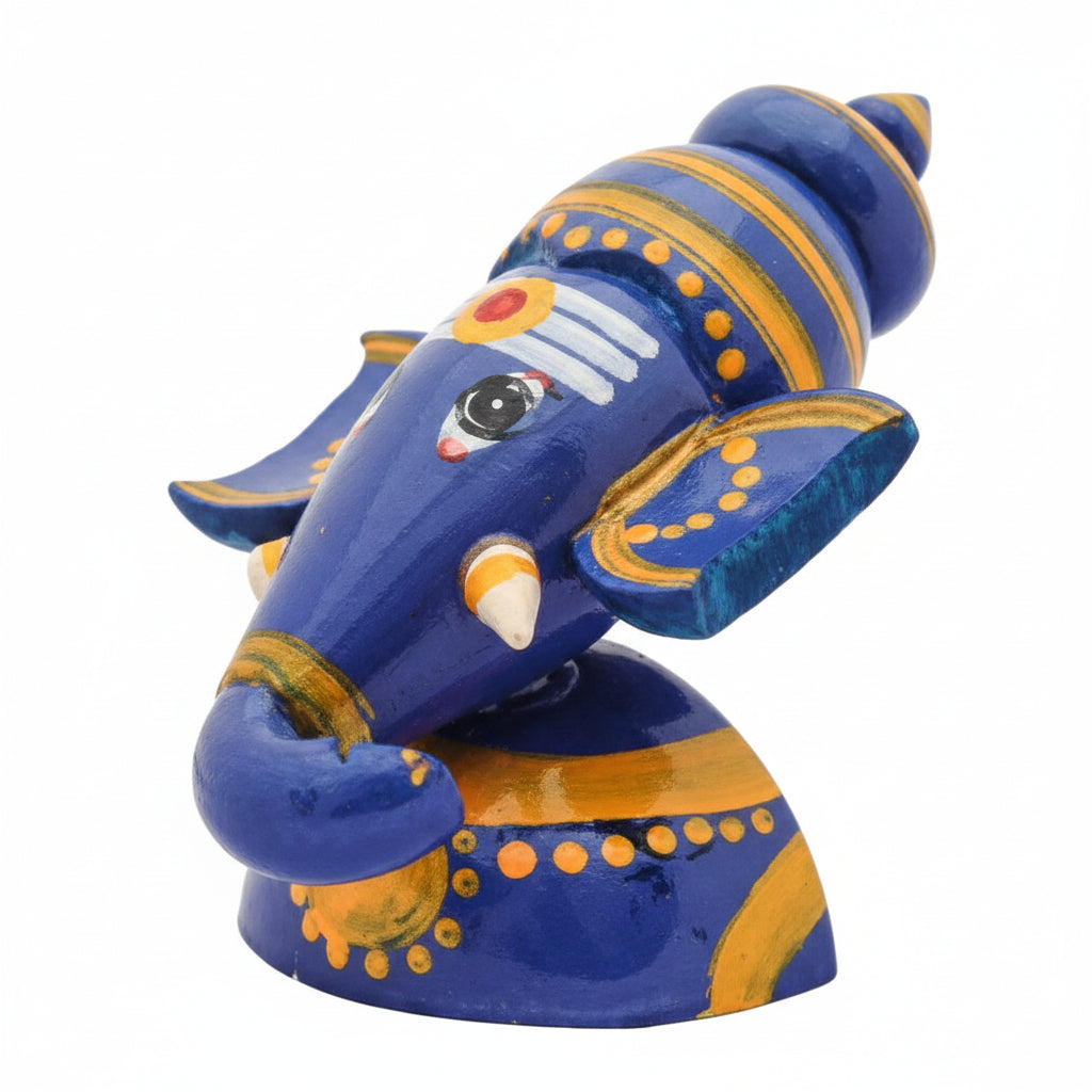 Wooden Ganesha Table Top Item | Etikoppaka Toys | Non Toxic and Eco friendly