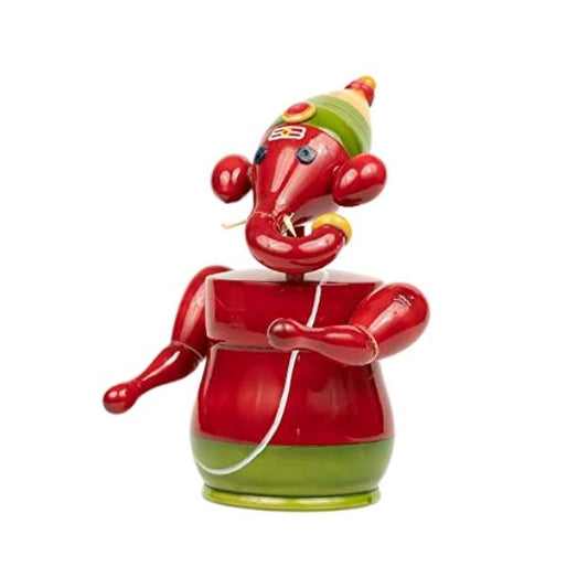 Etikoppaka Wooden Ganesh Idol | Handmade Toys | Non Toxic Toys