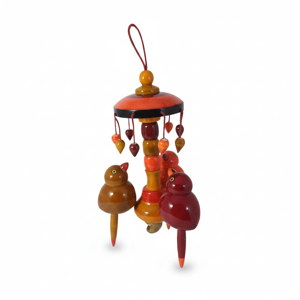 Wooden Hanging Birds