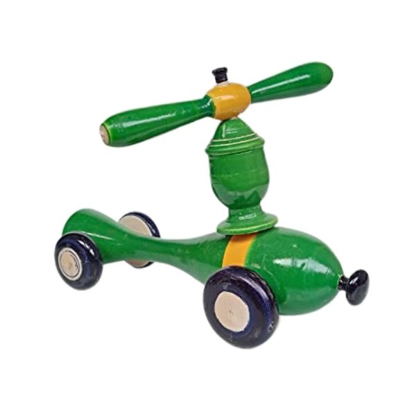 Wooden Chopper Helicopter Push and Pull Toy | Etikoppaka Handimade Toys