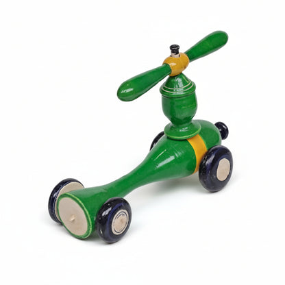 Wooden Chopper Helicopter Push and Pull Toy | Etikoppaka Handimade Toys