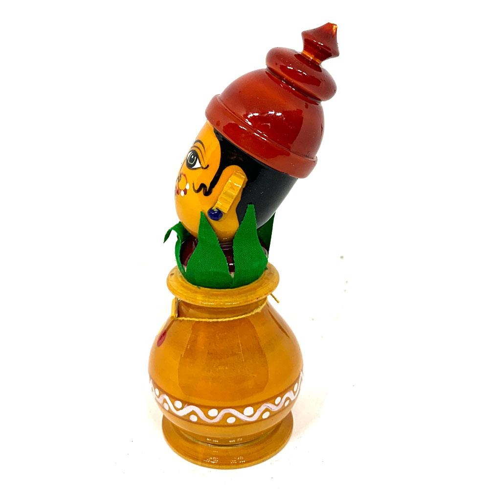 Devi KumKum Barini Made With Wooden, Etikoppaka Handicraft Toys
