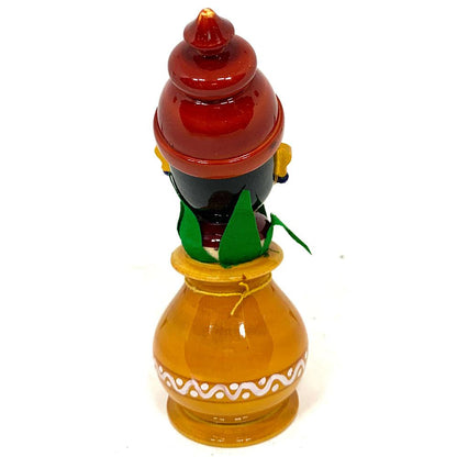 Devi KumKum Barini Made With Wooden, Etikoppaka Handicraft Toys