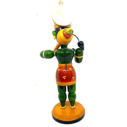 Wooden Hanuman | Etikoppaka Handmade Toys | Natural Colours and Eco Friendly