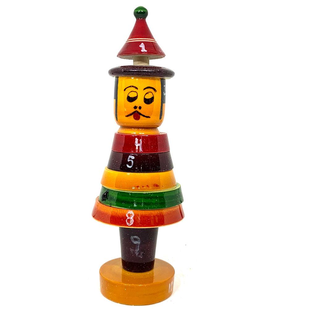 Wooden Joker Show Piece for Home Decor | Etikoppaka Handmade Toys