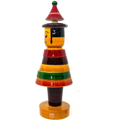 Wooden Joker Show Piece for Home Decor | Etikoppaka Handmade Toys