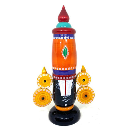 Etikoppaka Wooden Tirupati Lord Venkateswara Table top Item for Home or Office
