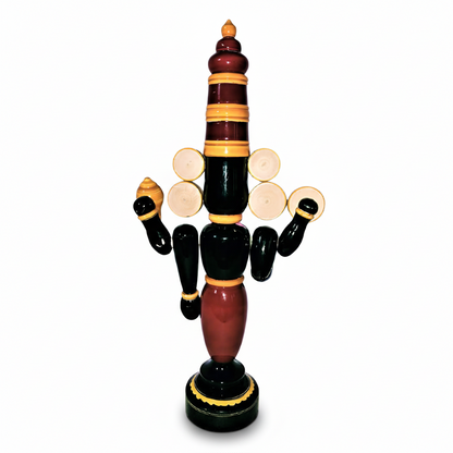 Etikoppaka Handicraft Wood Lord Balaji | Lord Venkateswara Idol standing Model