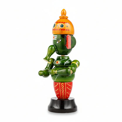 Wooden Ganapathi Idol | Etikoppaka Handmade Toys