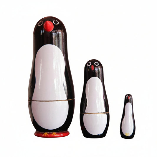 Etikoppaka Handmade Toys | Wooden 3 in 1 Penguin Show Piece | Non Toxic and Eco Friendly Toys