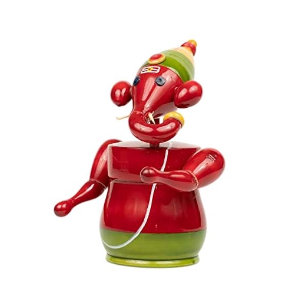 Etikoppaka Wooden Ganesh Idol | Handmade Toys | Non Toxic Toys