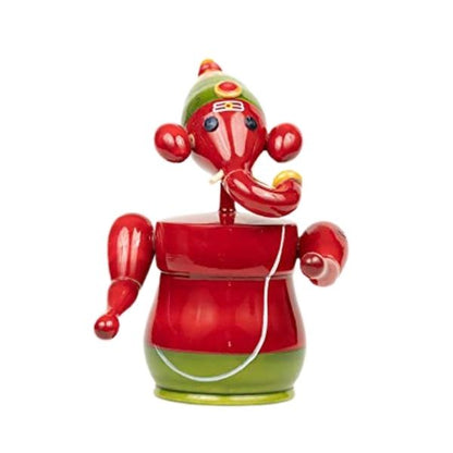 Etikoppaka Wooden Ganesh Idol | Handmade Toys | Non Toxic Toys
