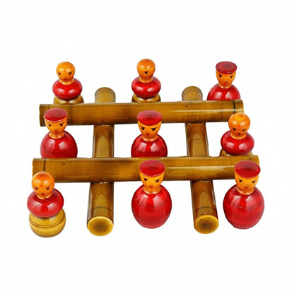 Etikoppaka Handicraft Wooden Tik Tac Toe | Handmade Wooden Items