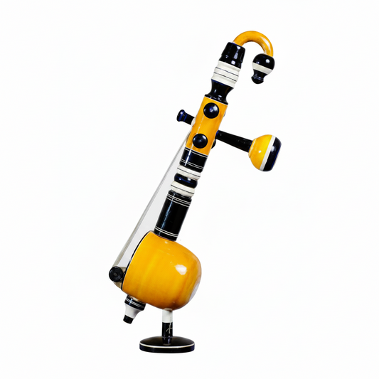 Wooden Veena Instrument Show Piece for Home Decor and Office | Etikoppaka Toys